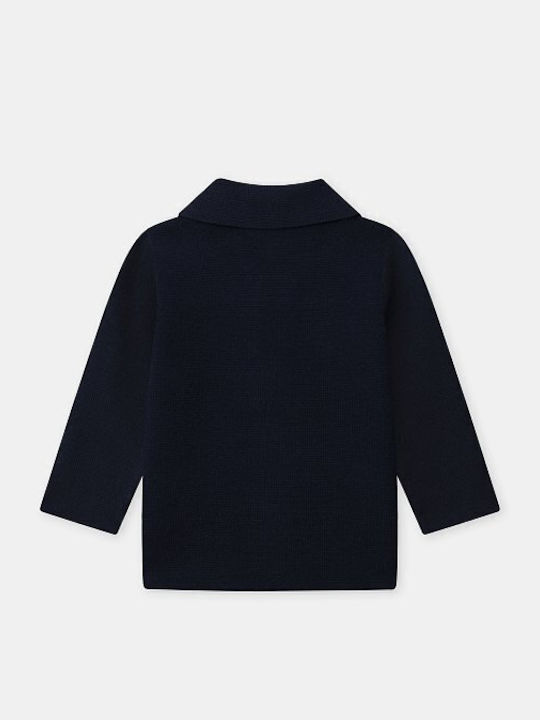 Kids Cardigan Knitted Blue