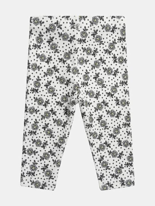 Kids Long Leggings Black Pattern