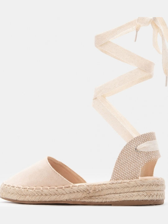 Damen Espadrilles in Beige Farbe