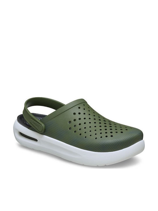 Crocs Inmotion Ανδρικά Σαμπό Πράσινα