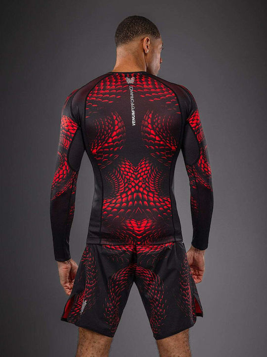 Venum Men's Long Sleeve Shirt VENUM-06067-658 for Jiu-Jitsu Black