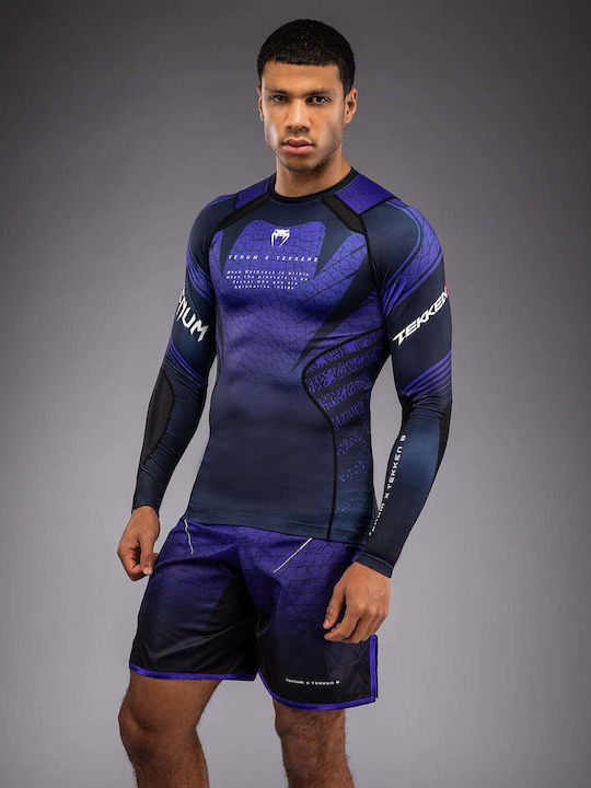 Venum Men's Long Sleeve Shirt VENUM-06204-696 for Jiu-Jitsu / MMA Black