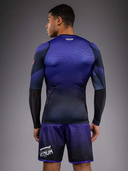 Venum Men's Long Sleeve Shirt VENUM-06204-696 for Jiu-Jitsu / MMA Black
