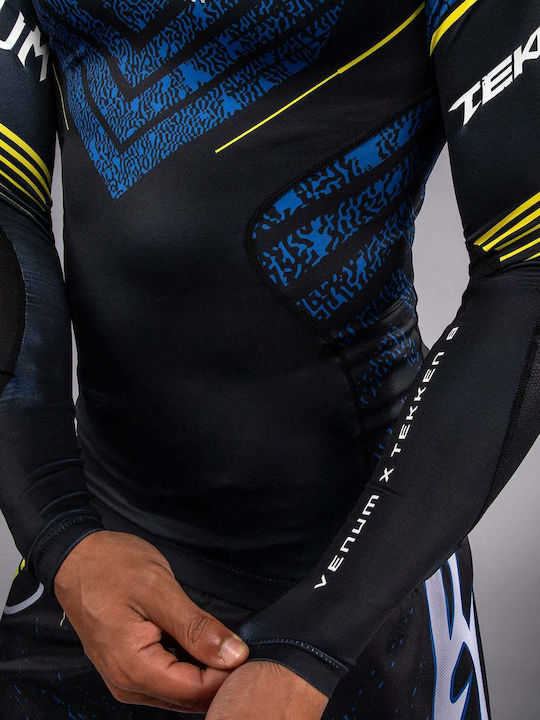 Venum Men's Long Sleeve Shirt VENUM-06205-111 for Jiu-Jitsu / MMA Black
