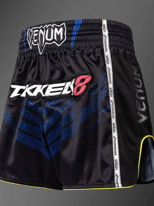 Σορτσάκια Venum X Tekken 8 Muay Thai Shorts King Black Yellow