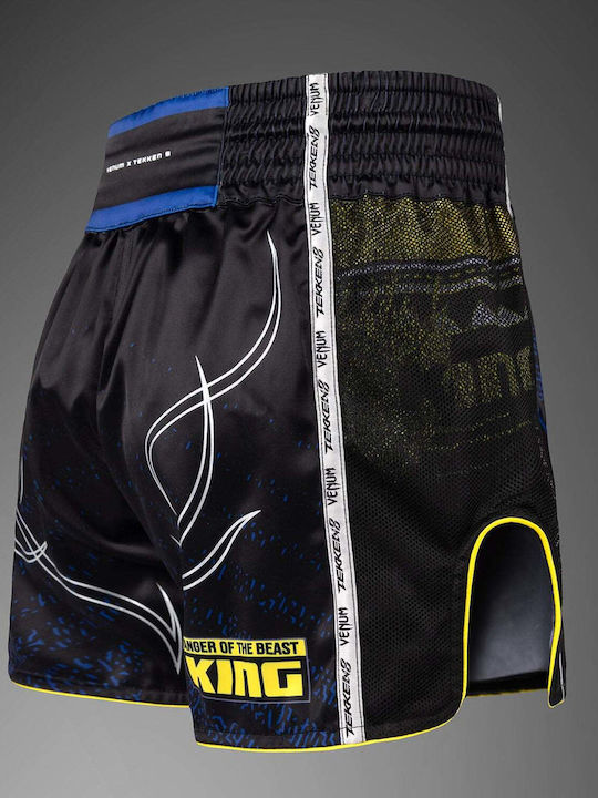 Σορτσάκια Venum X Tekken 8 Muay Thai Shorts King Black Yellow