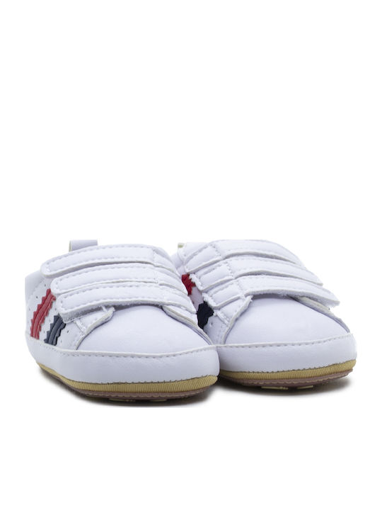 Childrenland Βρεφικά Sneakers Αγκαλιάς Λευκά
