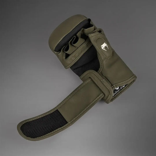 MMA Gloves Venum Serpenti Sparring Gloves Khaki Bronze Ivory
