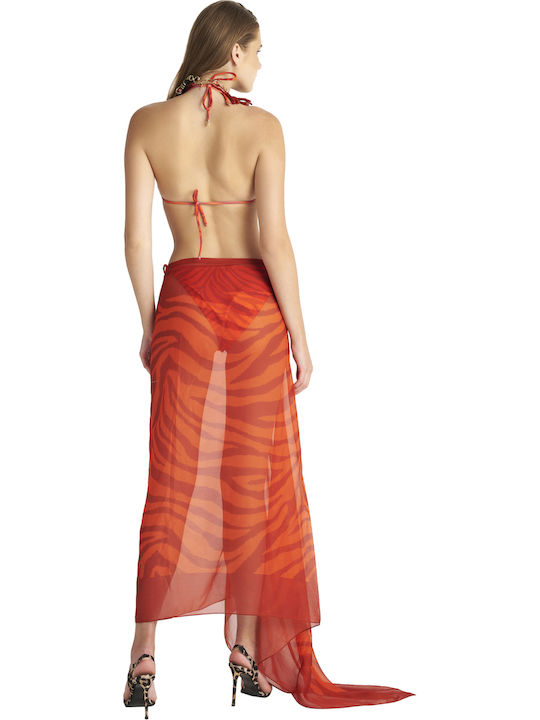 Airy Beach Pareo 100x200 Blu4u 25383381 Orange