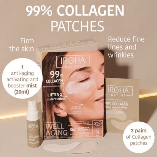 Iroha Nature Eye Patches 6 Pieces x 20ml