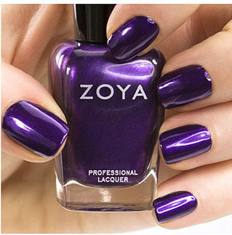 Zoya Metallic Long Lasting Nail Polish Quick Dry Purple Suri 15ml