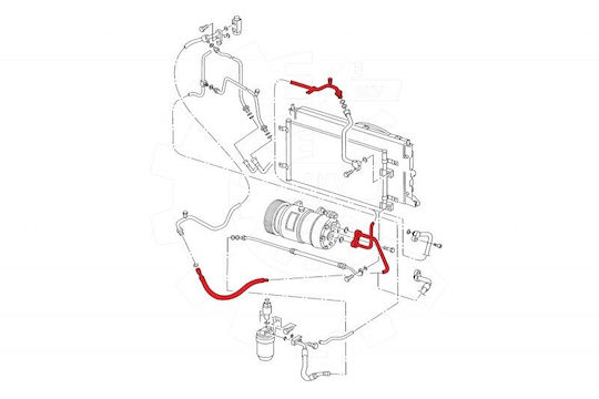 Αγωγός Κλιματισμού Seat Vw Alhambra Sharan 7m0820743bq