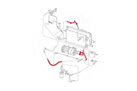 Αγωγός Κλιματισμού Ford Galaxy I Seat Alhambra Vw Sharan 7m0820743bp