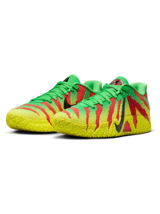Ja 3 "Jurassic Park Explorer" Χαμηλά Μπασκετικά Παπούτσια Green Spark / Black / University Red / Dynamic Yellow