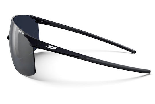 Julbo Cycling Glasses With Yellow Frame And Photochromic Mirror Lenses