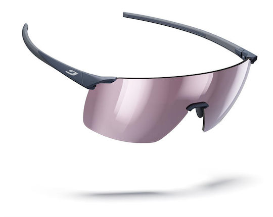 Julbo Γυαλιά Ποδηλασίας με Καφέ Σκελετό και Καθρέπτη Φακούς