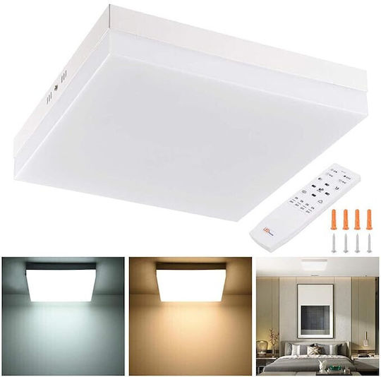 Lightplanet Square LED Panel 24W With Cool White Light 6500K