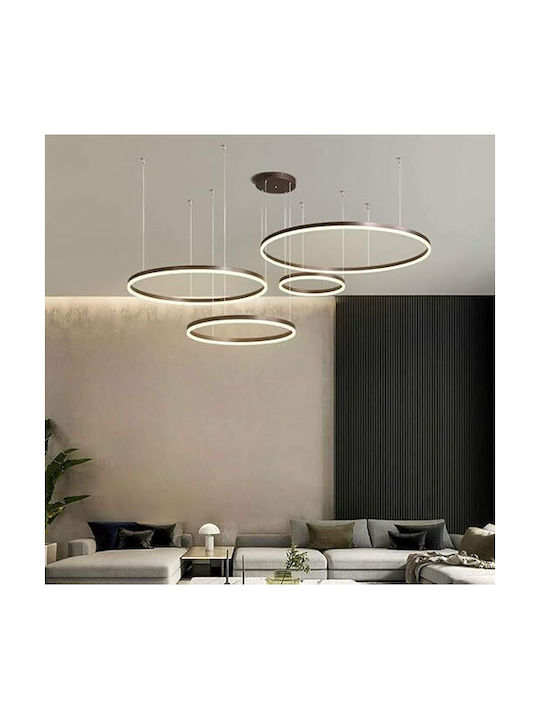 Lightplanet Висящо Таванно Осветително Тяло Златисто LED с Неутрално Бяло Светлина