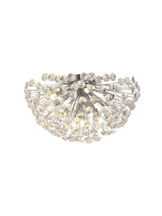Lightplanet Κρεμαστό Φωτιστικό με Κρύσταλλα 35x35εκ.