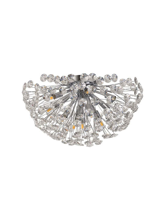 Lightplanet Κρεμαστό Φωτιστικό με Κρύσταλλα 35x35εκ.