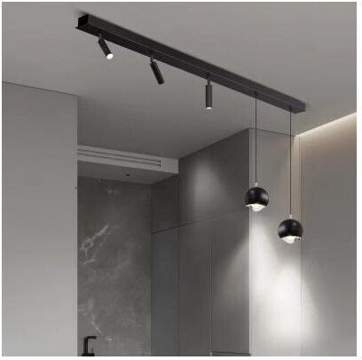 Lightplanet Black LED Pendant Ceiling Light with Natural White Light