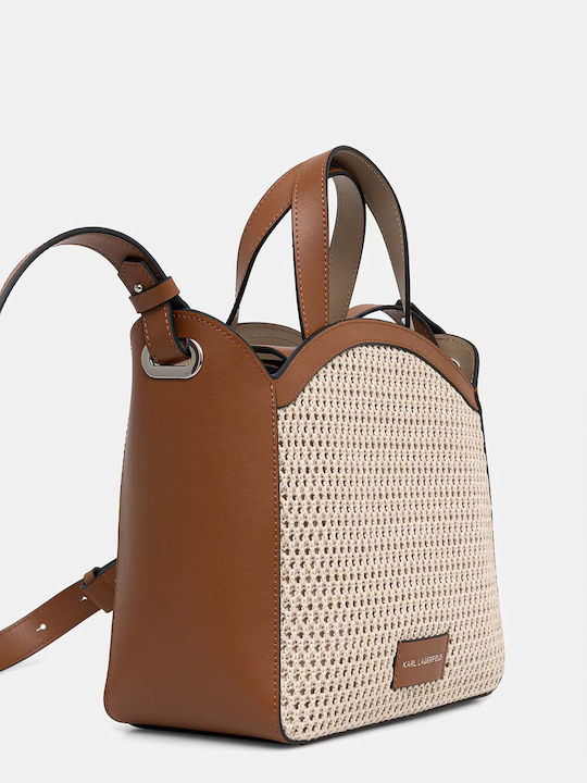 Leather Women's Tote Handbag Brown