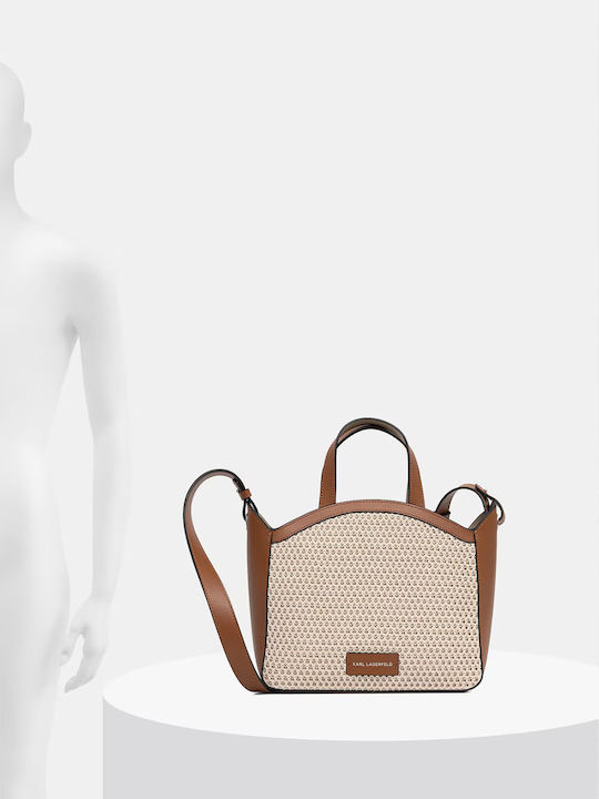Leather Women's Tote Handbag Brown