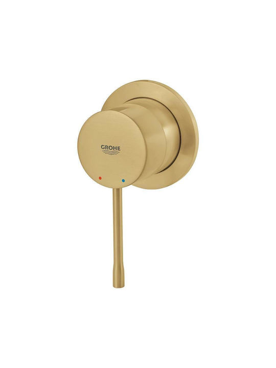 Grohe Μίκτης Μπαταρίας Εντοιχισμού για Ντουζιέρα Χρυσός