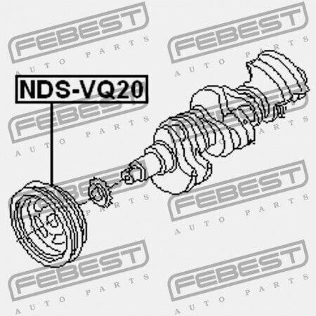 Pulley Crankshaft Nissan Maxima Ca33 2000.01-2006.01 El 12303-31u00