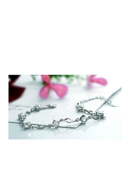 Damentäuberarmband aus Silber
