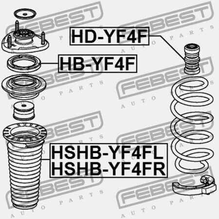 Капак На Преден Амортисьор Honda Pilot Yf4 2009-2014 Gn 51402-sza-a01