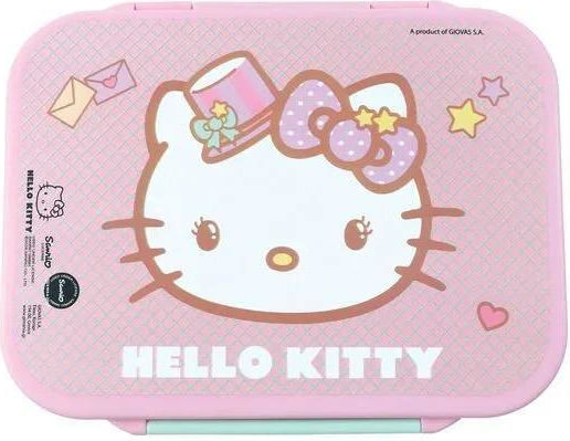 Gim Πλαστικό Παιδικό Δοχείο Φαγητού Hello Kitty 1lt