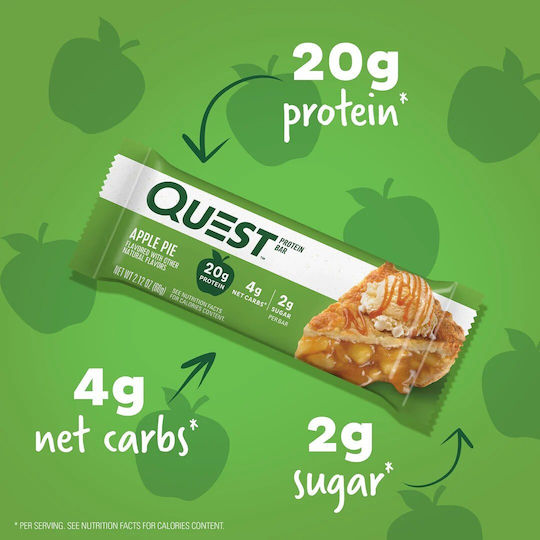Quest Nutrition Μπάρα με 20gr Πρωτεΐνης & Γεύση Apple Pie 60gr