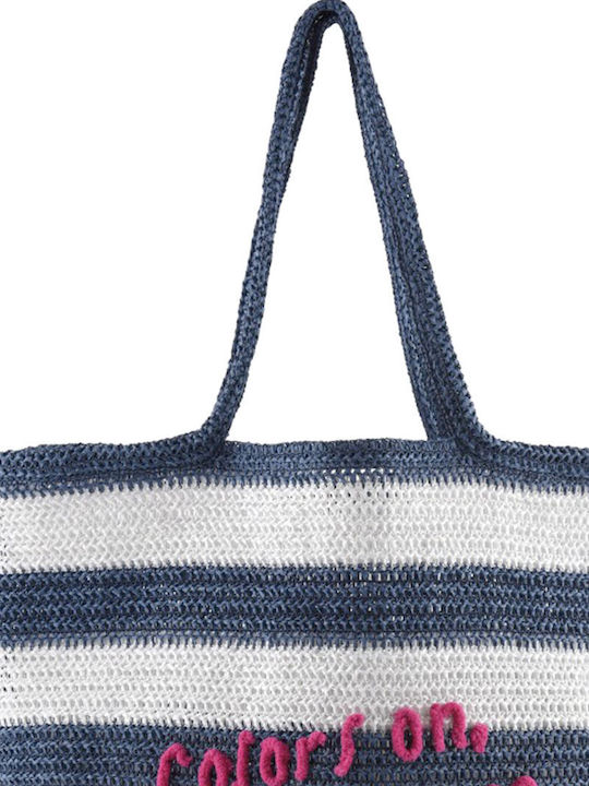 Colors Of California Fabric Beach Bag Blue