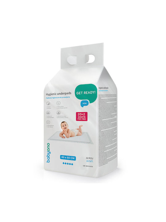 Babyono Disposable Burp Cloths 40x60cm 22 Pieces