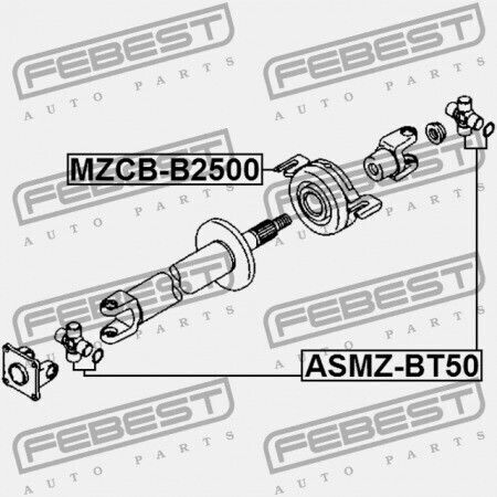 Suport Ax Mazda Bt-50 Un 2006-2008 Eu Sa51-25-300