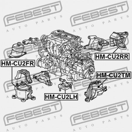 Μαξιλάρι Μετάδοσης Υδραυλικό Honda Accord Cp2 2008-2011 Us 50870-ta0-a03