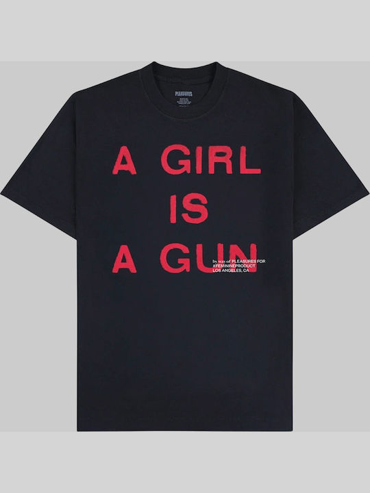 T-shirt Μαύρο