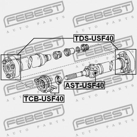 Lexus Ls460/460l Suport Ax Usf4 2006.08-2012.09 Eu 37100-50060