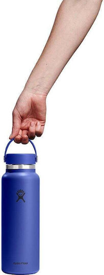 Hydro Flask Wide Flex Cap Бутилка Термос 1.18л Син