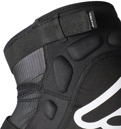 23455.323-επιγoνατιδες X-knee Soft Junior Μαυρο-κοκκινο Acerbis