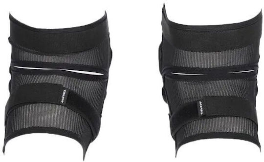 23455.323-επιγoνατιδες X-knee Soft Junior Μαυρο-κοκκινο Acerbis