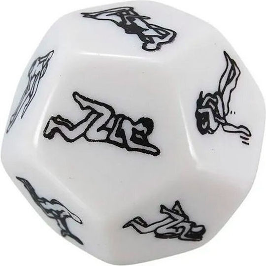 Lucky Lovers Ερωτικό Παιχνίδι Ζαριών SMD-ZS-310-WHITE