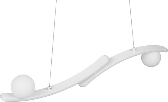 Trio Lighting Napoli Ceiling Light White LED