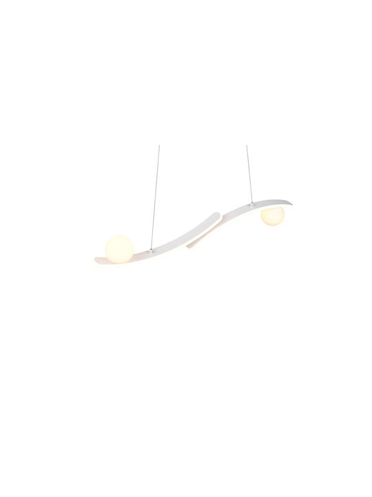 Trio Lighting Napoli Lumini Suspendate Alb LED