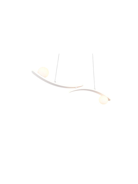Trio Lighting Napoli Lumini Suspendate Alb LED