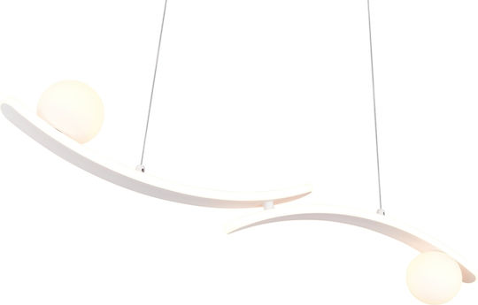 Trio Lighting Napoli Ceiling Light White LED
