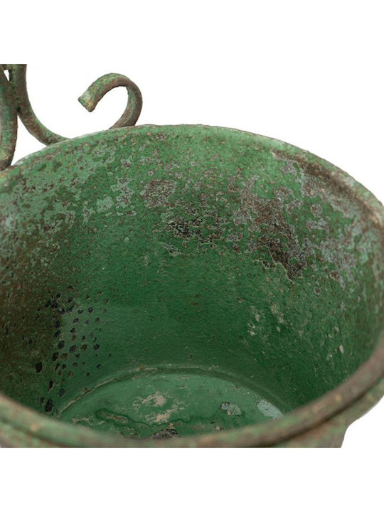 Artekko Κασπώ Μεταλλικό Πράσινο 16.5x16.5x27εκ.