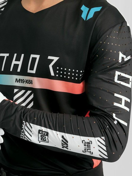 Thor Блуза Synth Racewear Sportmode Черна Polyester