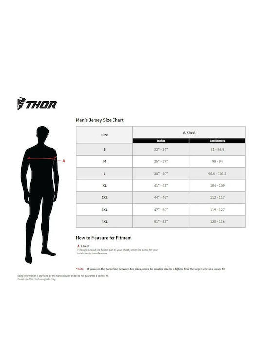 Thor Bleach Racewear Launchmode Men's Motocross Long-Sleeved Jersey Blue Color